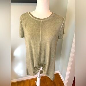 Umgee Olive spring tunic, size M
